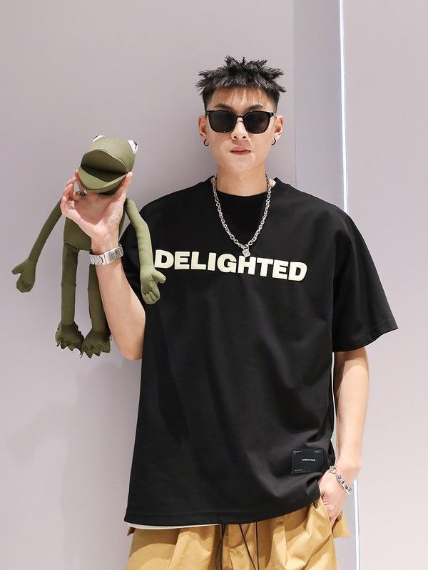 Versatile Half Sleeve Casual Couple T-shirt
