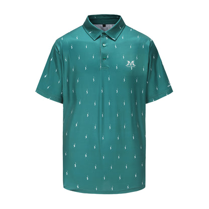Summer Quick-Drying Breathable Sports Lapel Tee
