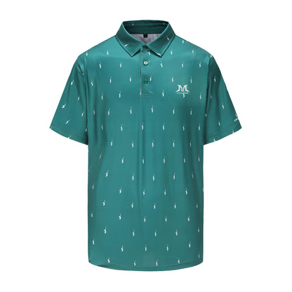 Summer Quick-Drying Breathable Sports Lapel Tee