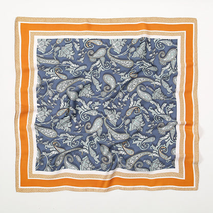 Silk Scarf Female Satin Printing