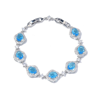 Women's Colorful Zircon Bracelet