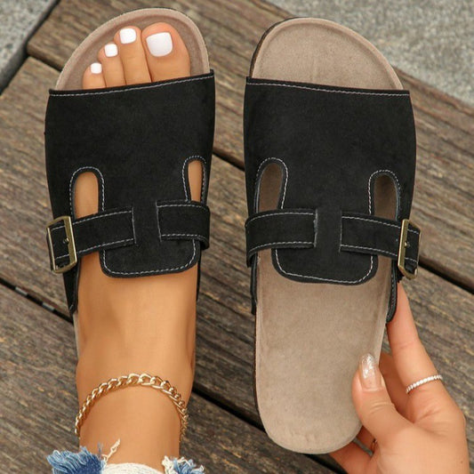Plus Size Suede Platform Shoes