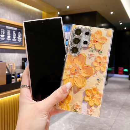 Luxury Rhinestone Flower Phone Case