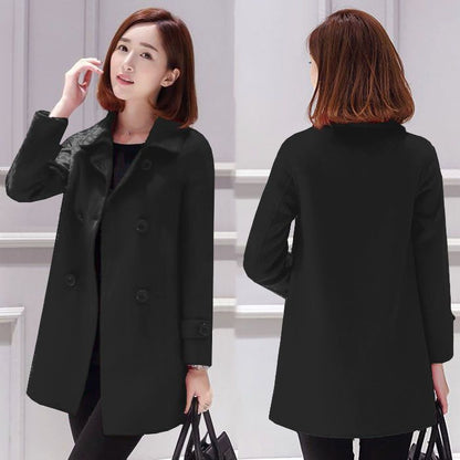 Slim Fit Korean Style Woolen Overcoat
