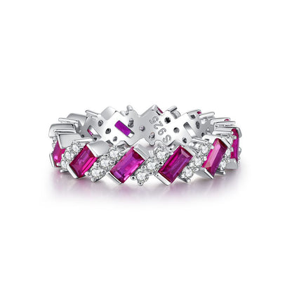Zircon Full Diamond Sterling Silver Ring
