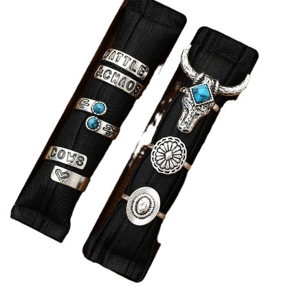 Turquoise Six-piece Bracelet