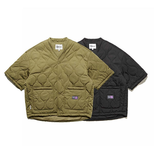 Japanese Loose Simple Washed Half Socks Cotton Coat Jacket