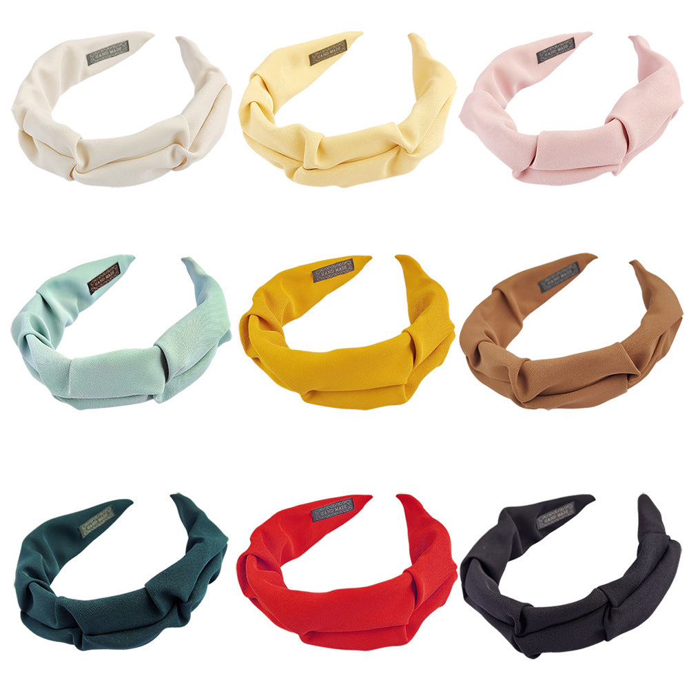 Women's Fabric Headband Fashion Pleated