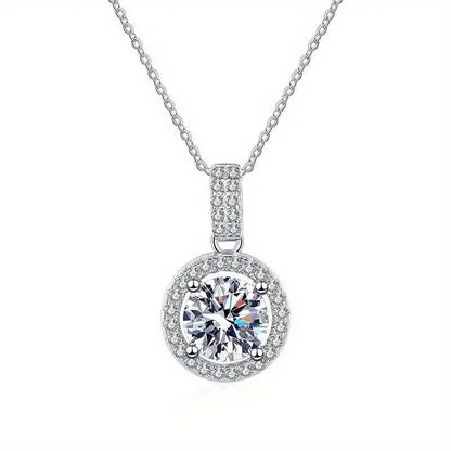 Simple Necklace Geometric Female Round Bag
