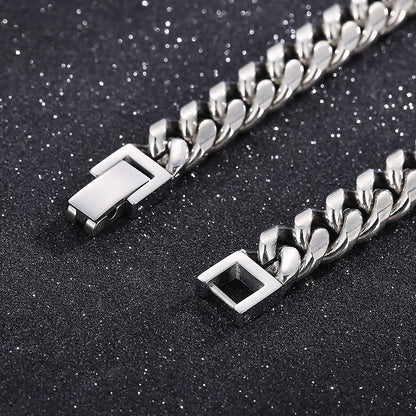 Cuban Link Titanium Steel Bracelet