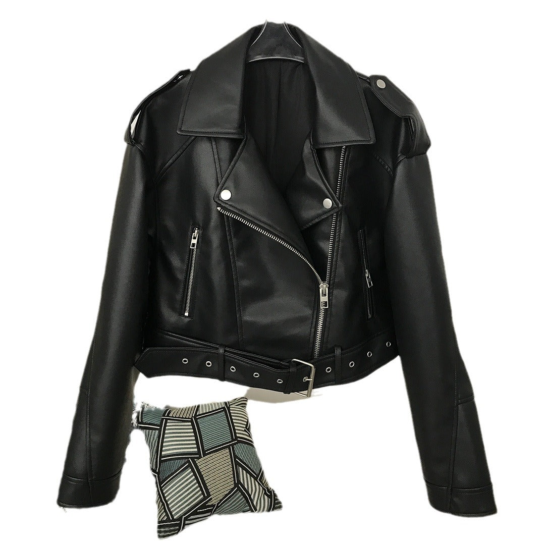 European Style Washed Leather Jacket