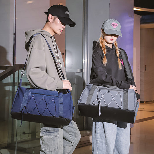 Korean-Style Large Capacity Denim Tote Bag