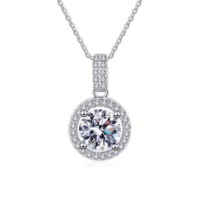 Simple Necklace Geometric Female Round Bag