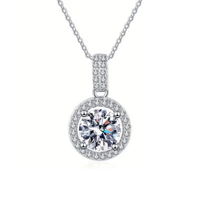 Simple Necklace Geometric Female Round Bag