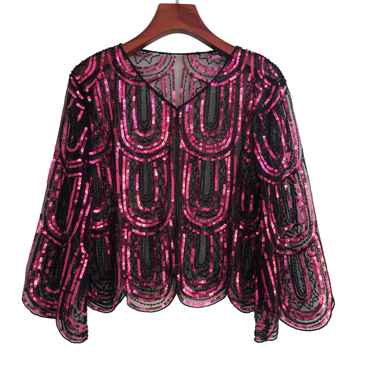 Women's Fashionable All-matching Party Banquet Sequined Coat