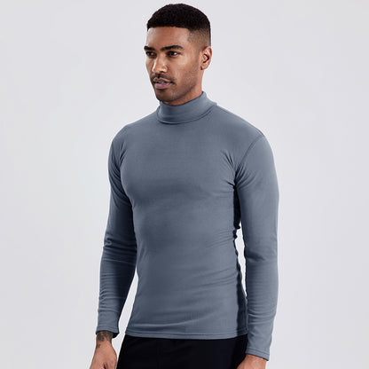 Men's Turtleneck Long Sleeve Thermal Shirt