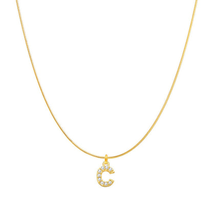 Fashion Personality Round Snake Clavicle Chain Female