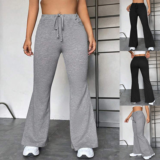 Stitched Flared Yoga Pants