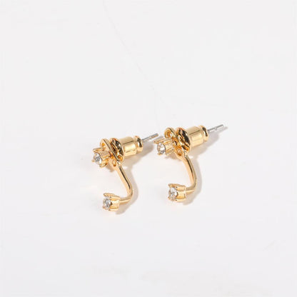 Twelve Birthstone Ear Studs