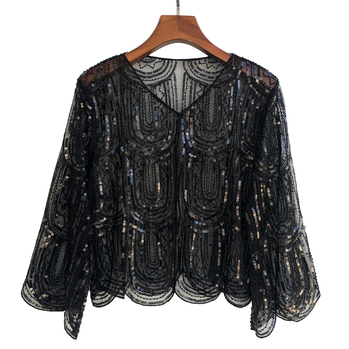 Women's Fashionable All-matching Party Banquet Sequined Coat