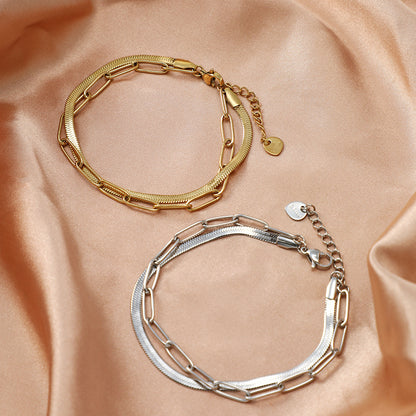European And American Stainless Steel Bracelet Female