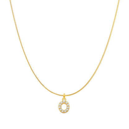 Fashion Personality Round Snake Clavicle Chain Female