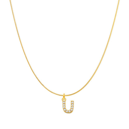 Fashion Personality Round Snake Clavicle Chain Female