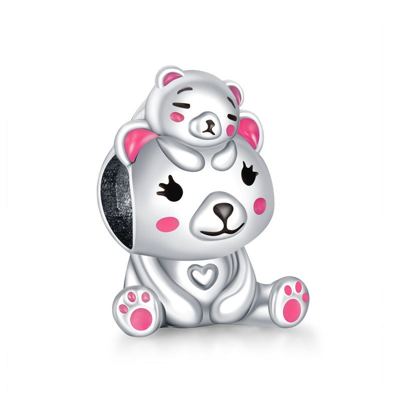 Animal Bear Love Fishtail Bead String Jewelry