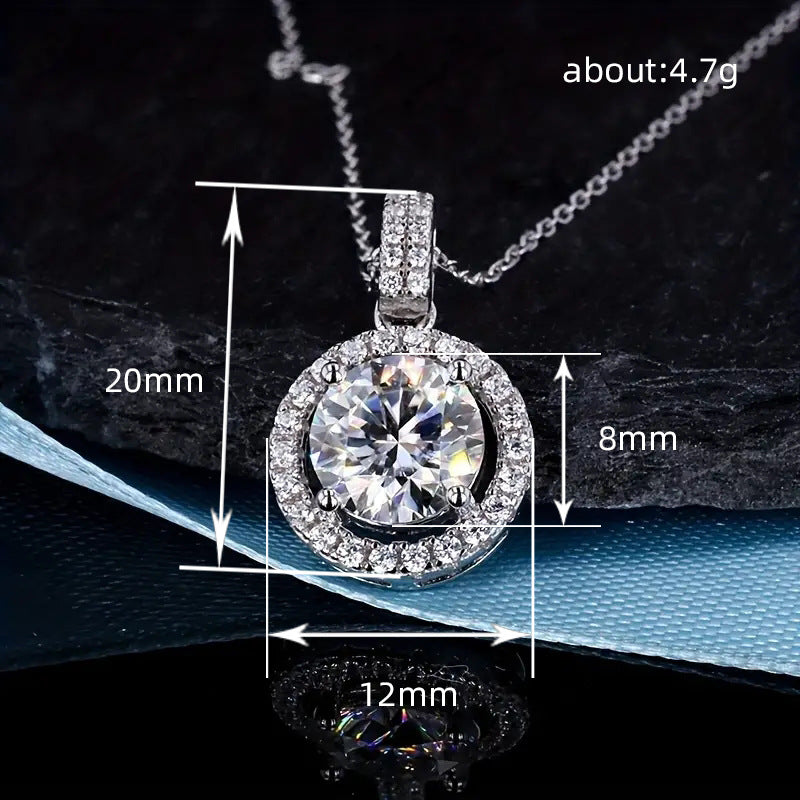 Simple Necklace Geometric Female Round Bag
