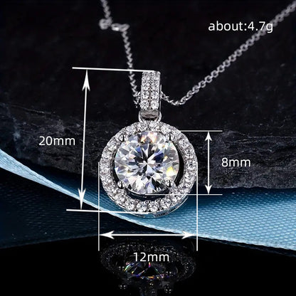 Simple Necklace Geometric Female Round Bag