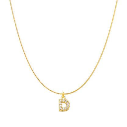 Fashion Personality Round Snake Clavicle Chain Female