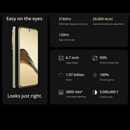 Global Version realme 13 Pro Smartphone Snapdragon 7s Gen 2 5G Chipset Sony LYT-600 OIS Camera 120Hz Curved Display AI Imaging