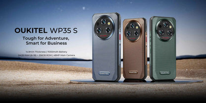 Oukitel WP35 S Rugged phone  24GB(6+18)+256GB 11000mAh phones androids NFC rugged Smartphone Business phone