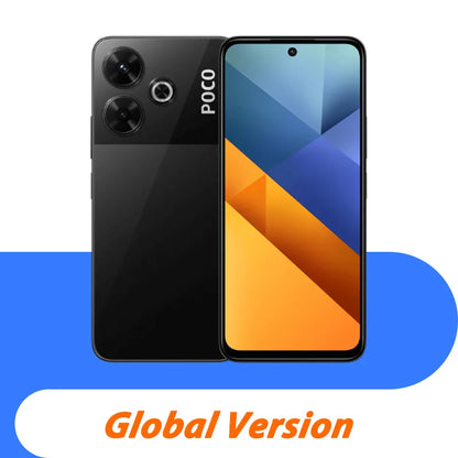 Global Version POCO M6 Smartphone Helio G91-Ultra Processor 5030mAh Large Battery 6.79" 90Hz FHD+ Display 108MP Camera Cellphone