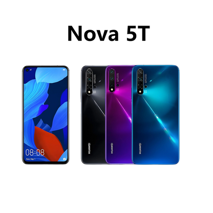 HUAWEI Nova 5T Smartphone Android Google Play Store 48MP Camera 6.26 inch 128GB 256GB ROM Mobile phones 4G Network Cell phone