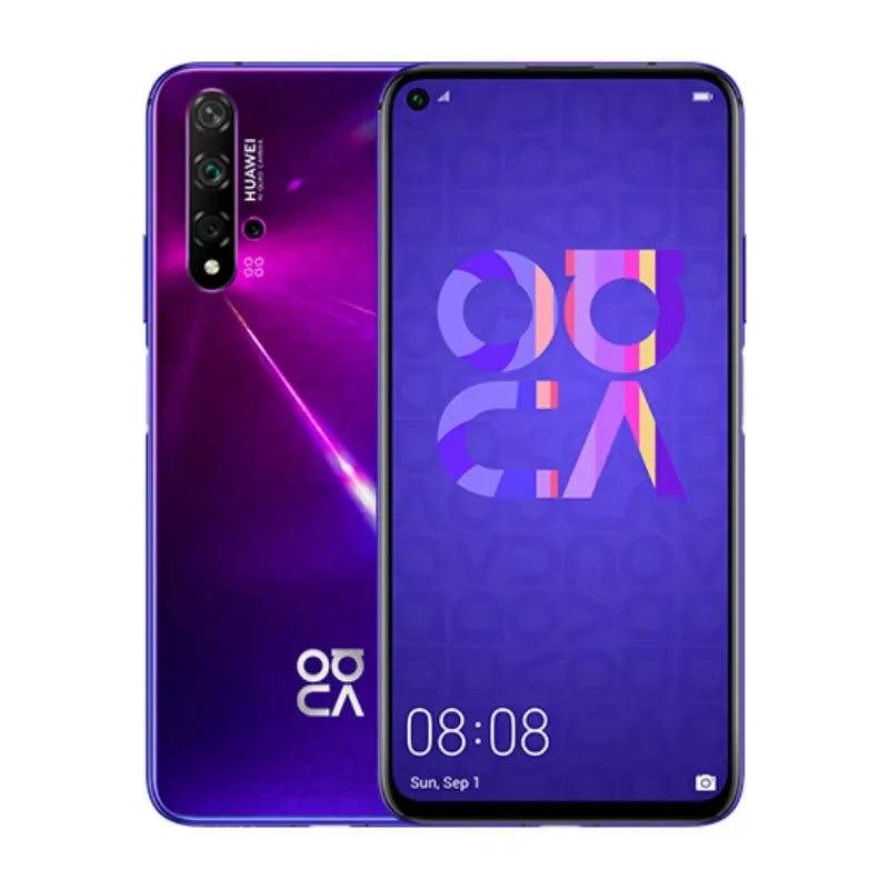 HUAWEI Nova 5T Smartphone Android Google Play Store 48MP Camera 6.26 inch 128GB 256GB ROM Mobile phones 4G Network Cell phone