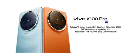 New Original VIVO X100 Pro 5G 6.78 Inches LTPO AMOLED Screen Dimensity 9300 Android 14 Camera 50MP 100W SuperCharge Smartphone