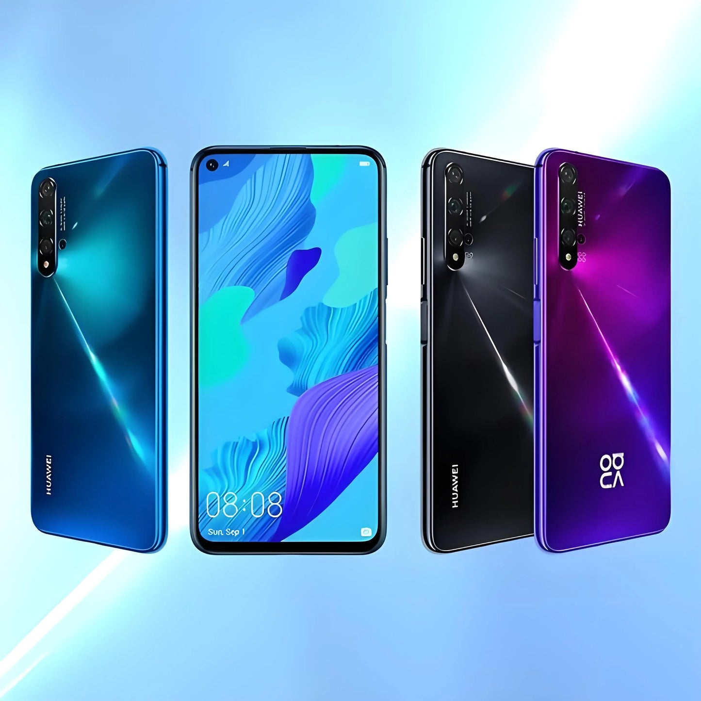 HUAWEI Nova 5T Smartphone Android Google Play Store 48MP Camera 6.26 inch 128GB 256GB ROM Mobile phones 4G Network Cell phone