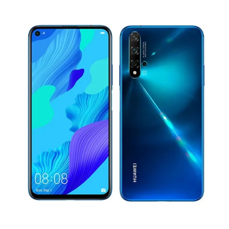 HUAWEI Nova 5T Smartphone Android Google Play Store 48MP Camera 6.26 inch 128GB 256GB ROM Mobile phones 4G Network Cell phone