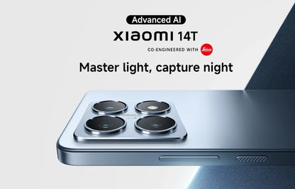 Global Version Xiaomi 14T 5G 6.67" AMOLED Display 256GB 512GB MTK Dimensity 8300-Ultra 144Hz 50MP Leica Camera 67W HyperCharge