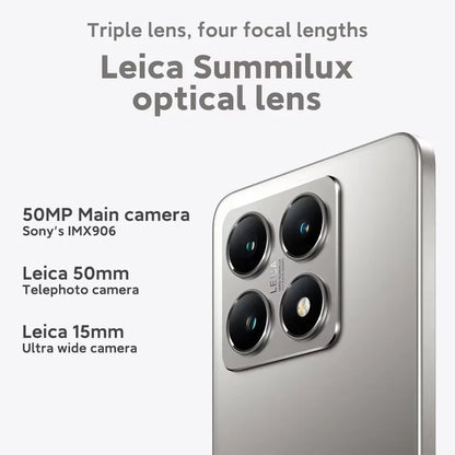 Global Version Xiaomi 14T 5G 6.67" AMOLED Display 256GB 512GB MTK Dimensity 8300-Ultra 144Hz 50MP Leica Camera 67W HyperCharge