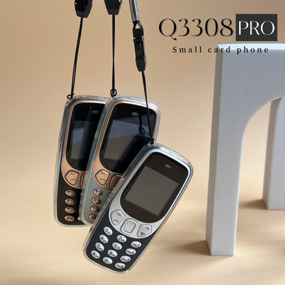 SERVO Q3308 PRO 3 SIM Card 3 Standby Mini Mobile Phone Bluetooth Dial Speed Dial Magic Voice FM Radio Call Recording Cellphone