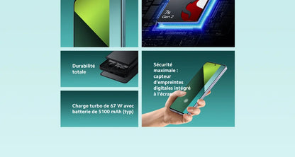 Xiaomi Redmi Note 13 Pro 5G,Smart Phones,NFC,6.67" 1.5K AMOLED display,120Hz,200MP Camera,67W Charger,5100mAh Battery,Global Version