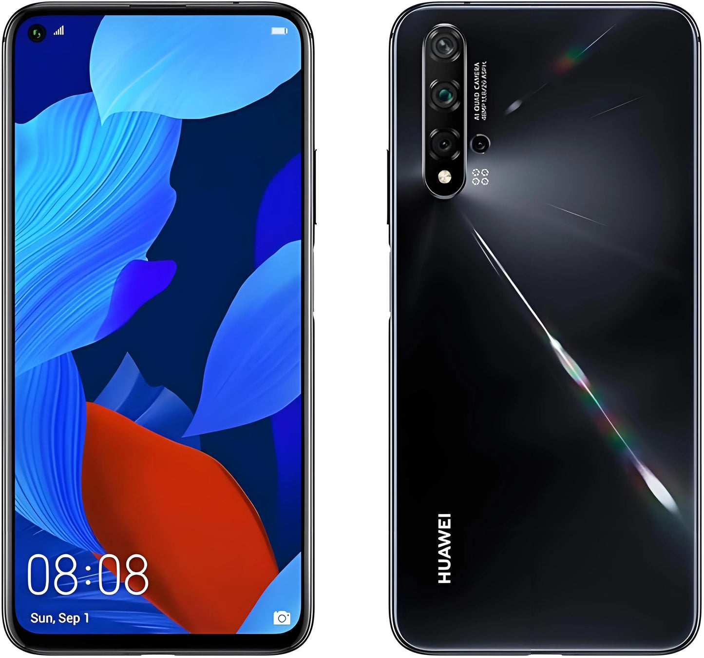 HUAWEI Nova 5T Smartphone Android Google Play Store 48MP Camera 6.26 inch 128GB 256GB ROM Mobile phones 4G Network Cell phone
