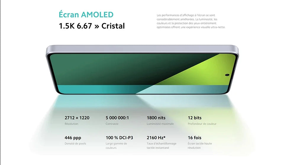Xiaomi Redmi Note 13 Pro 5G,Smart Phones,NFC,6.67" 1.5K AMOLED display,120Hz,200MP Camera,67W Charger,5100mAh Battery,Global Version