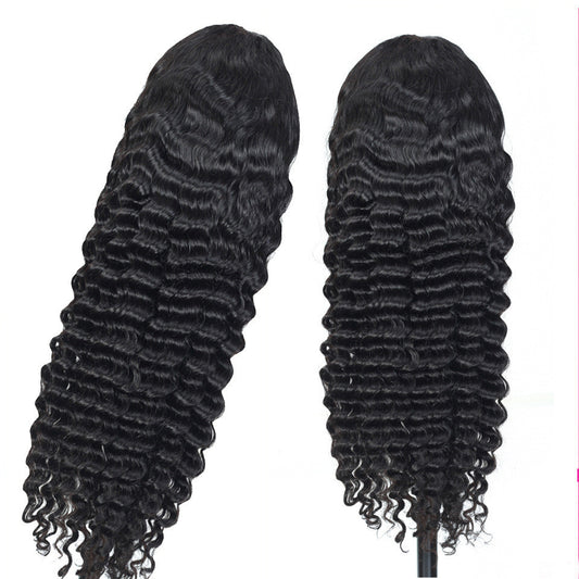28-30" Deep Wave Lace Frontal Wigs 13x4