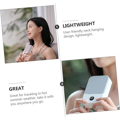 Portable Neck Waist Fan USB High Wind