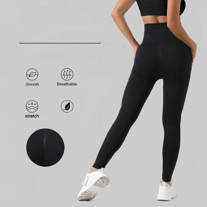 Pregnant Women's Seamless Belly Support Yoga Pants