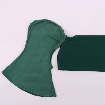 Modal Scarf Bottoming Hood Pearl Chiffon Women's Bag Scarf