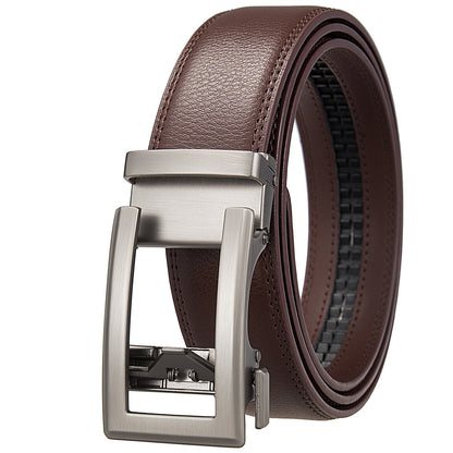 Antique Cowhide Men's Leather Casual Business Belt